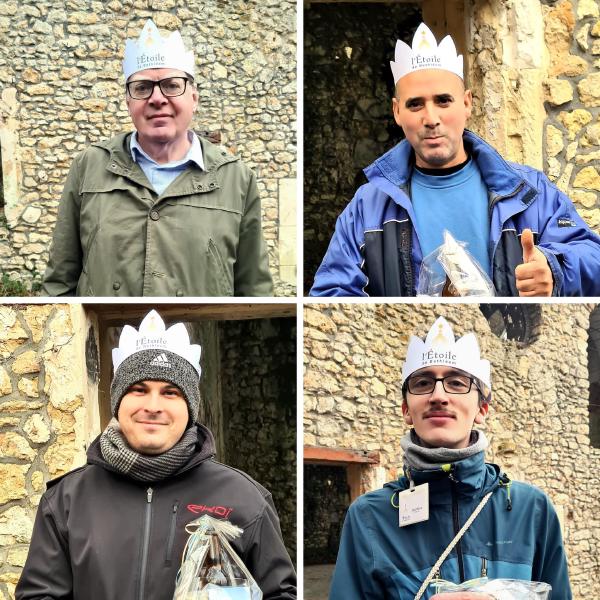 Nos heureux gagnants